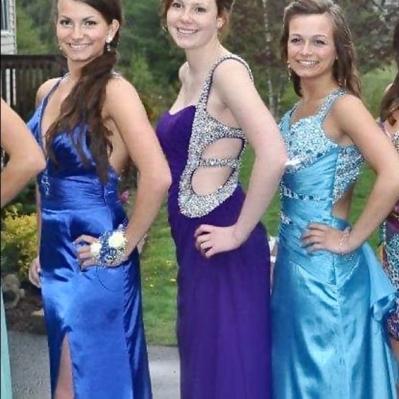 Panoply prom/pageant dress, purple, size 2 - Picture 4 of 5